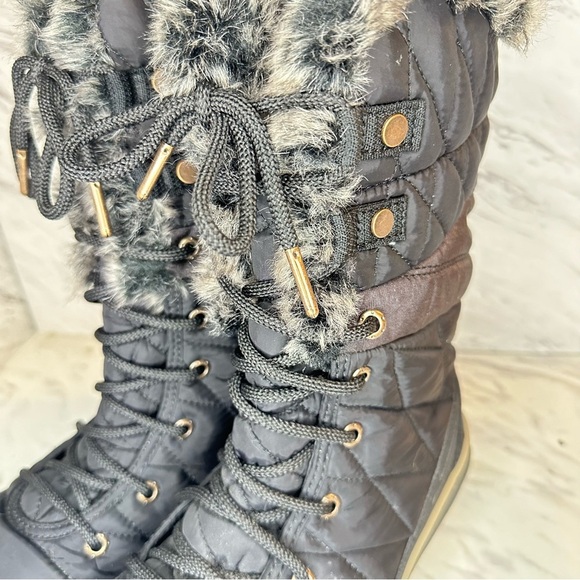 NWOT Columbia Women’s Heavenly Omni‑Heat Boots – Black Leather – Size 9.5 - Picture 14 of 15